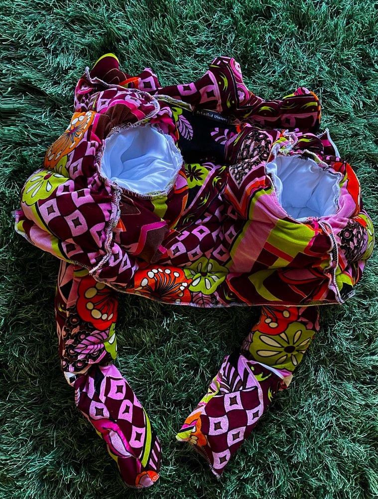 Velvet Cropped Bubble Coat